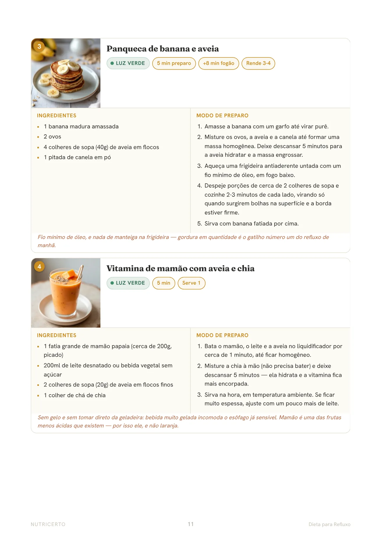 Página do guia: 20 receitas medidas
